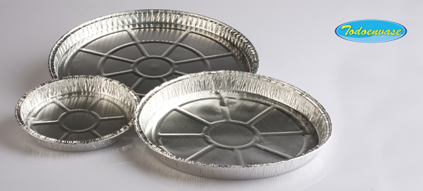 Contenedores de Aluminio Circulares