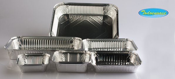 Contenedores de Aluminio Rectangulares